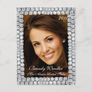 Diamond Pageant Headshot   Autograph Card