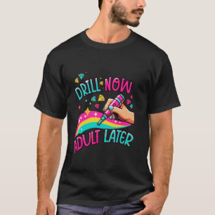 Diamond Painting Artist Drill Adult Later Diamond T-Shirt
