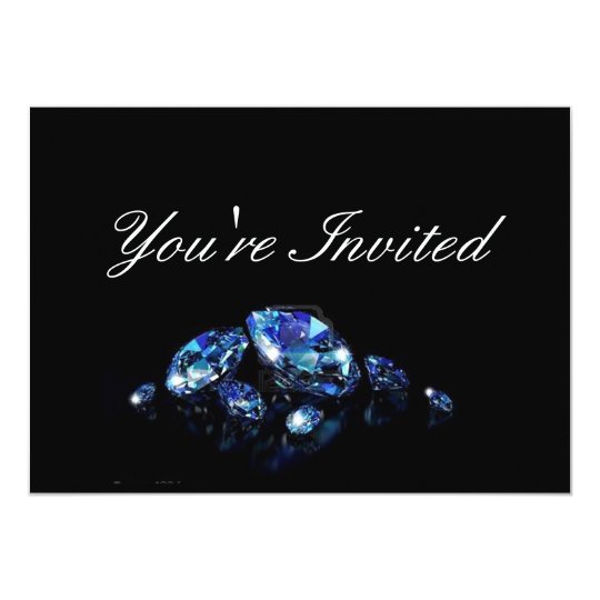 Diamond party invitation