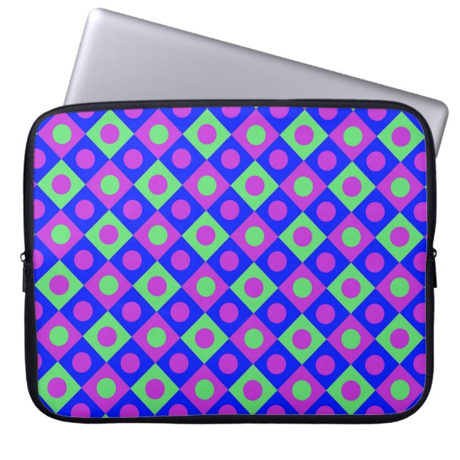 Diamond Pattern #117 Laptop Sleeve (Front)