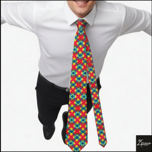 diamond pattern 2 tie