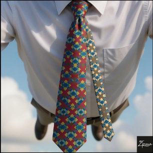 diamond pattern 2 tie
