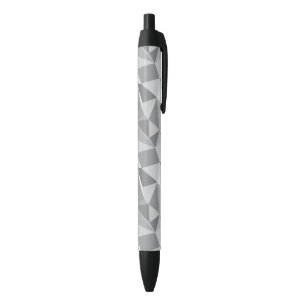 Diamond Pattern - Abstract Polygon Black Ink Pen