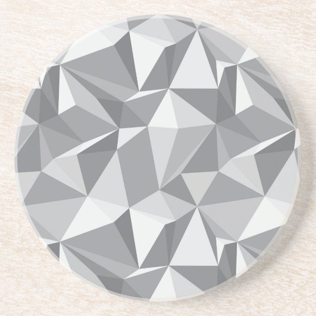 Diamond Pattern - Abstract Polygon Coaster (Front)
