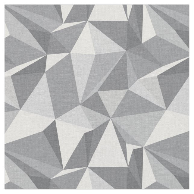 Diamond Pattern - Abstract Polygon Fabric (Close Up)