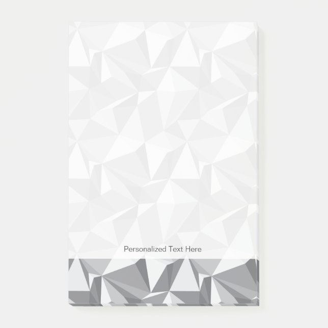 Diamond Pattern - Abstract Polygon Post-it Notes (Front)