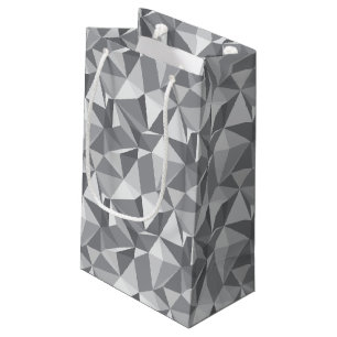 Diamond Pattern - Abstract Polygon Small Gift Bag
