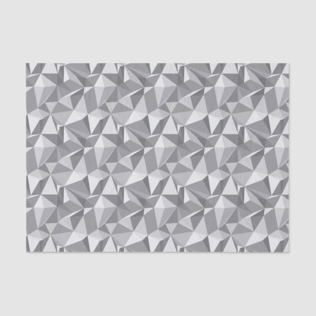 Diamond Pattern - Abstract Polygon Tissue Paper (Front)