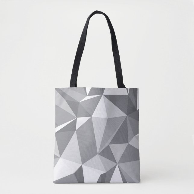 Diamond Pattern - Abstract Polygon Tote Bag (Front)