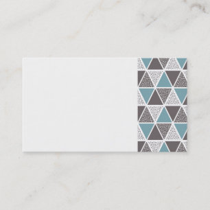 Diamond Pattern Business Cards