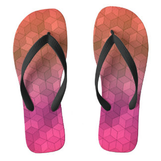 Diamond pattern flip flops