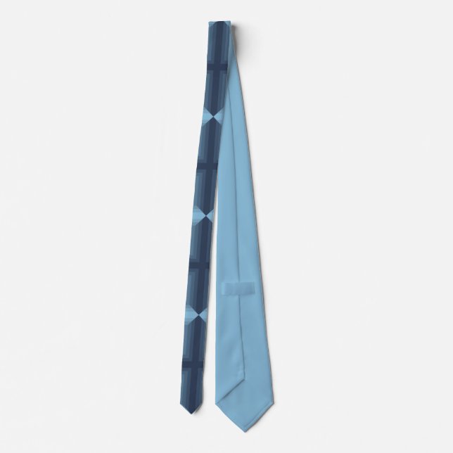 Diamond Pattern in Blue Tie (Back)