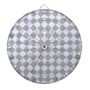 Diamond pattern in grey and lavender dartboard