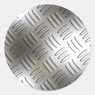 Diamond Pattern Metal Look Stickers