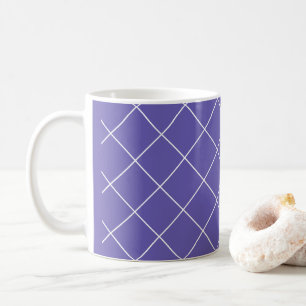 Diamond Pattern purple Coffee Mug