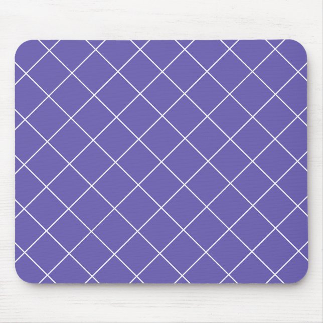 Diamond Pattern purple Mouse Mat (Front)