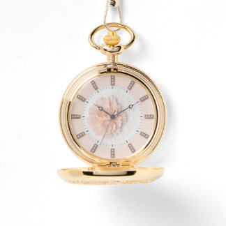 Diamond Peony Pastel Pink Watch