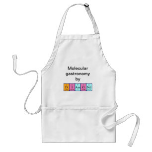 Diamond periodic table name apron