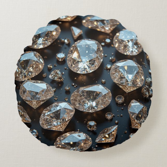 Diamond pillow cushion looks real diamond luxury (Front)