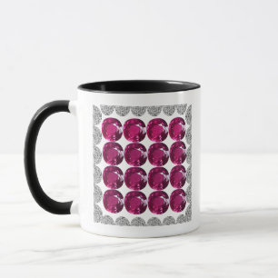 Diamond Pink Tourmaline Mug