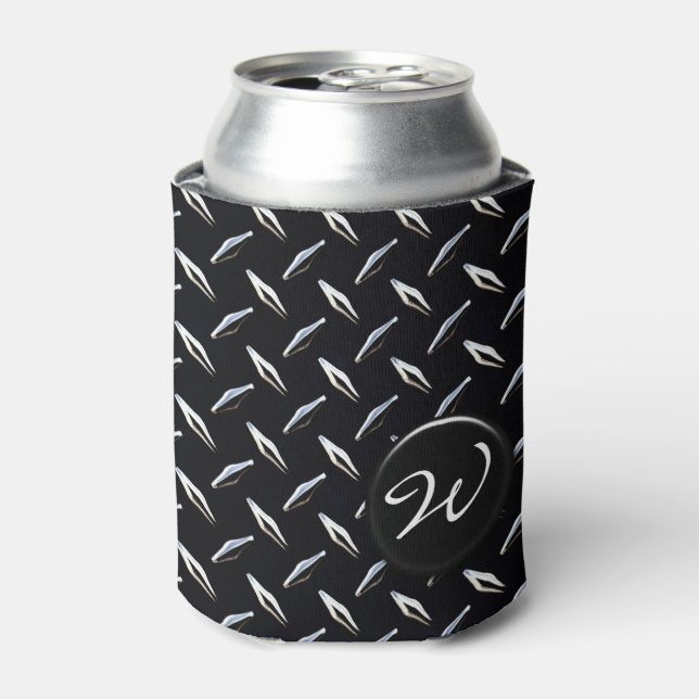 Diamond Plate 3A Can Cooler (Can Front)