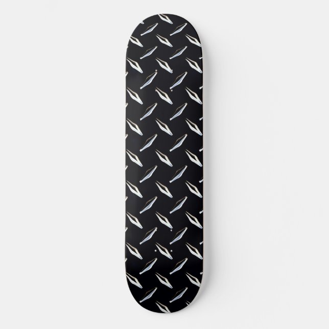 Diamond Plate 3A Skateboard (Front)