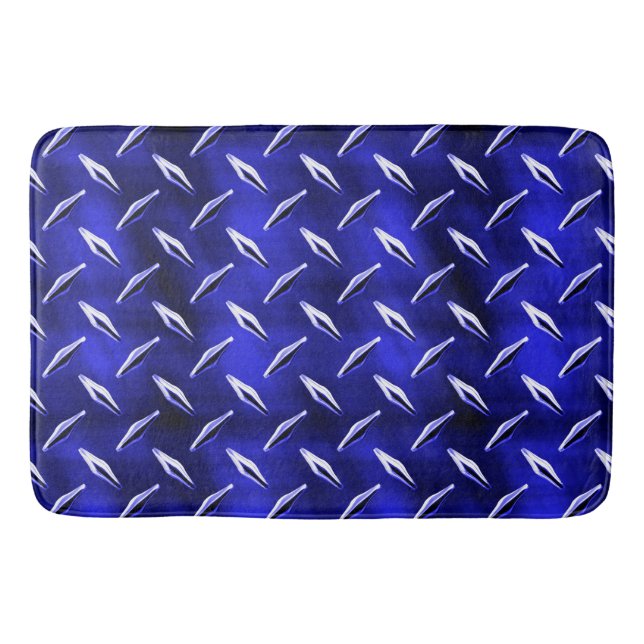 Diamond Plate 7A-7D Colour Options Bath Mats (Front)