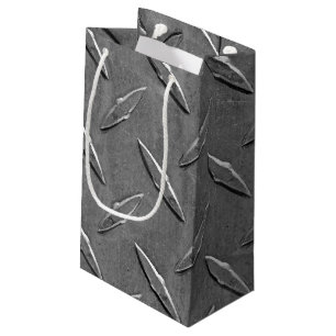Diamond Plate for Him Small Gift Bag