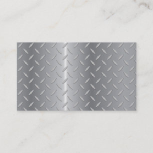 Diamond plate metal.ai business card