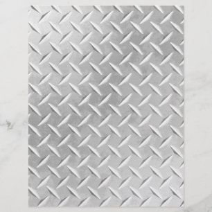 Diamond Plate Metal Pattern Scrapbook Paper