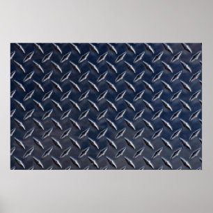 Diamond plate Photo Poster