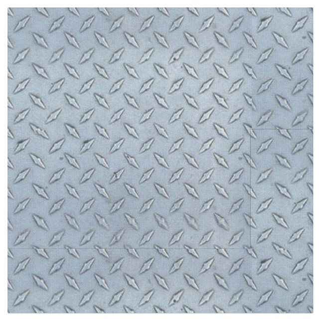 Diamond Plate Print Fabric (Close Up)