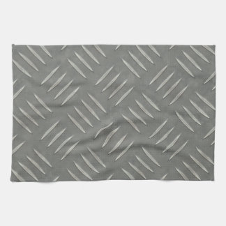 Diamond Plate Stainless Steel Textured Tea Towel