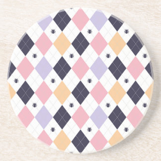 Diamond Purple Pink with Spider Coaster