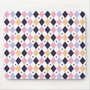 Diamond Purple Pink with Spider Mouse Mat