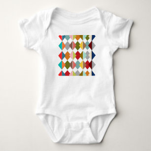 Diamond Quilt  Baby Bodysuit