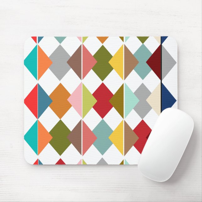Diamond Quilt  Mouse Mat (With Mouse)