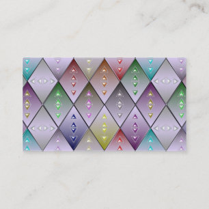 Diamond Quilt Pattern  Custom Business Cards