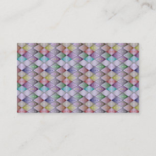 Diamond Quilt Pattern  Custom Business Cards