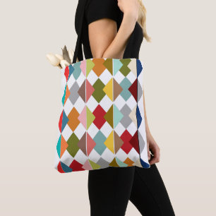 Diamond Quilt  Tote Bag