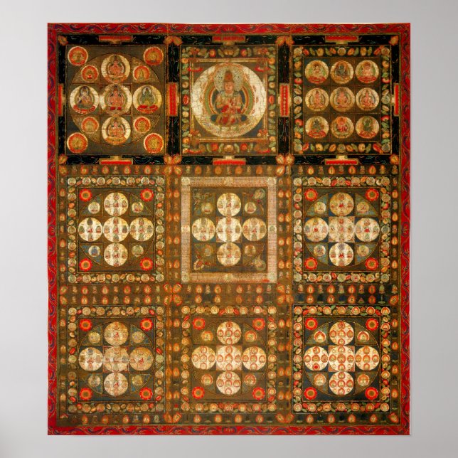 Diamond Realm Mandala Poster (Front)