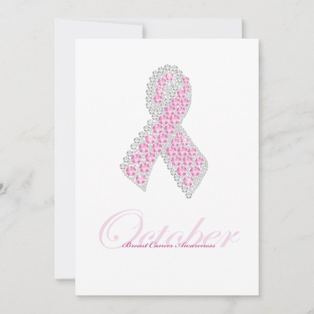 Diamond Ribbon Invitation (Front)