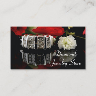 Diamond Ring Jewellery Store Business Card