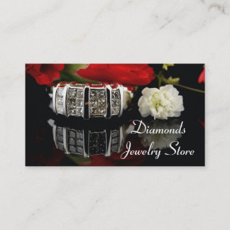 Diamond Ring Jewellery Store Business Card