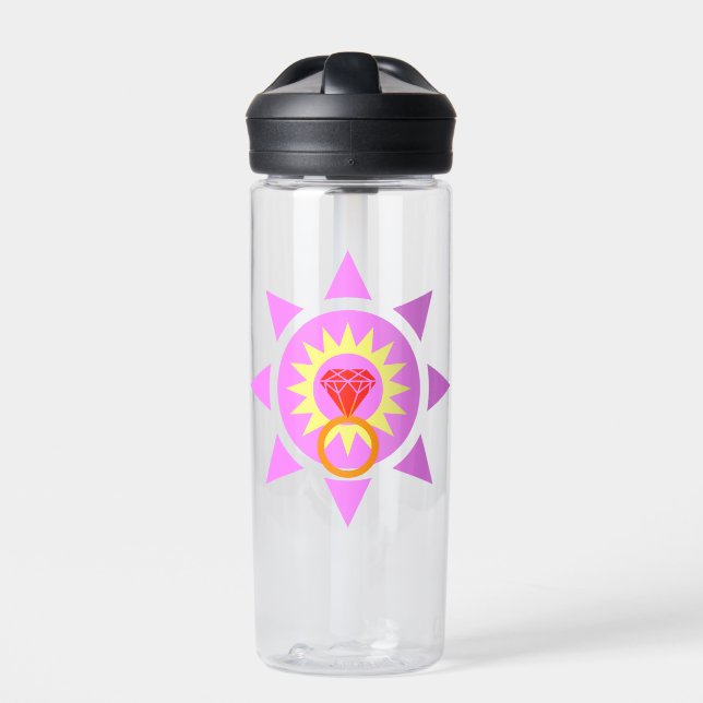 Diamond Ring Water Bottle (Front)