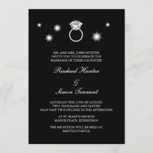 Diamond Ring Wedding Invitation