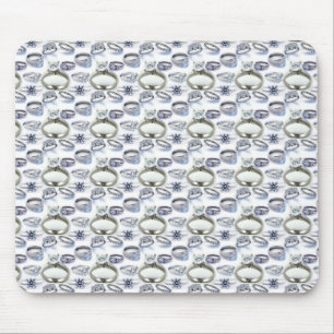 Diamond Rings Mouse Mat