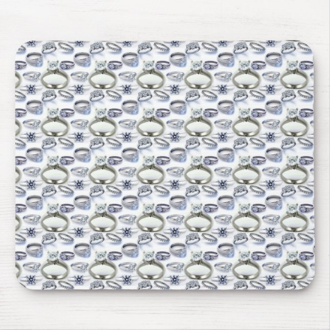 Diamond Rings Mouse Mat (Front)