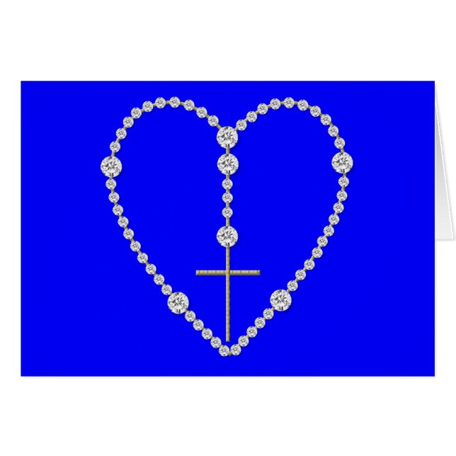 Diamond Rosary - Hail Mary Full of Grace (Front Horizontal)
