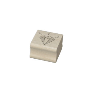 Diamond Rubber Stamp